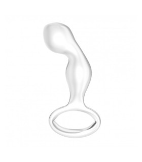 Анальная пробка Lovetoy Glass Romance, стеклянная, 11.4 х 2.9 см - No Taboo