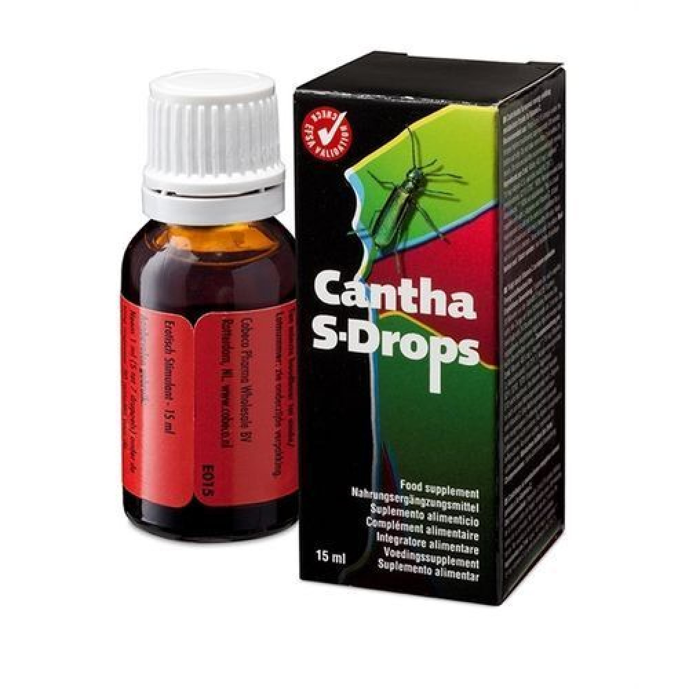 Капельки для разогрева для пары Cantha S-Drops Cobeco, 15 мл, фото №0 — секс шоп Украина, NO TABOO