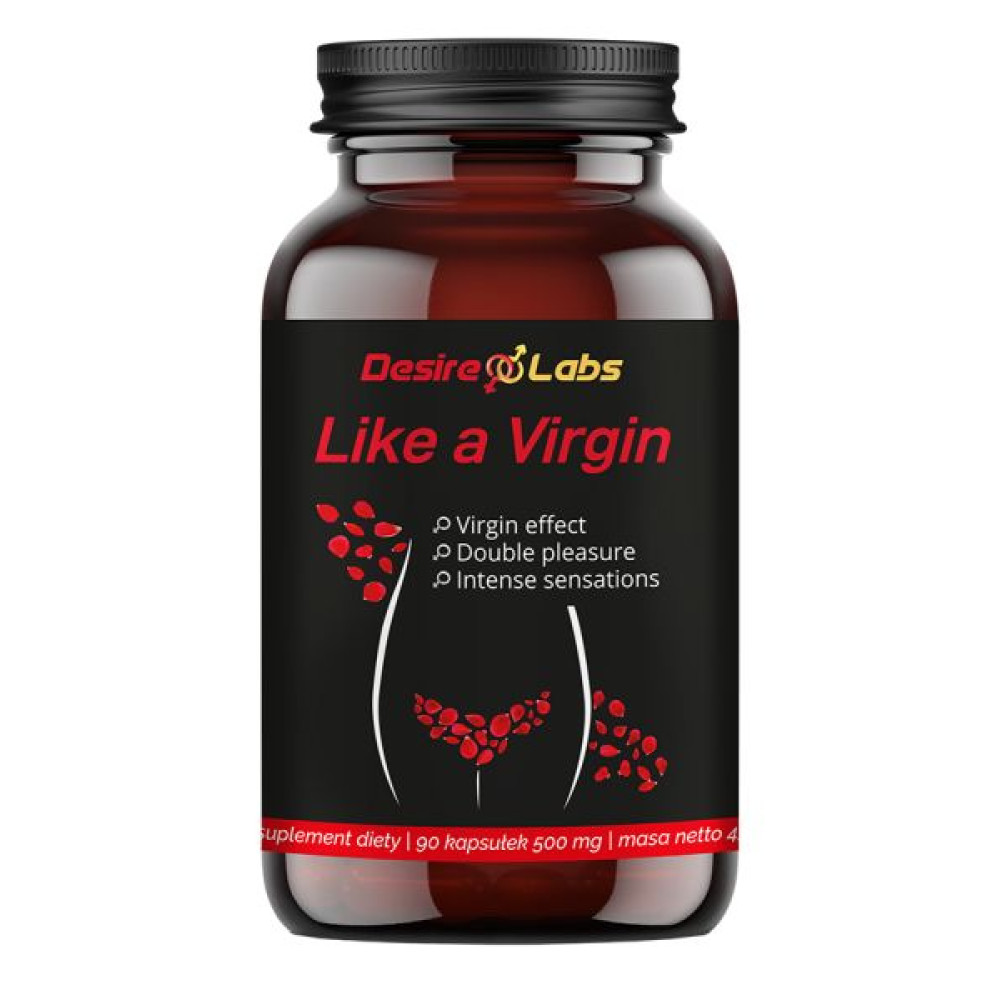 Биологически активная добавка Like a Virgin Desire Labs, для восстановления упругости влагалища, 90 капсул, фото №0 — секс шоп Украина, NO TABOO