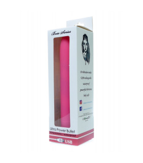 Вибратор Ultra Power, розовый, 18 х 3 см - No Taboo