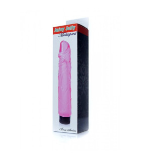 Вибратор реалистичный Juicy Jelly, розовый, 22 х 4 см - No Taboo