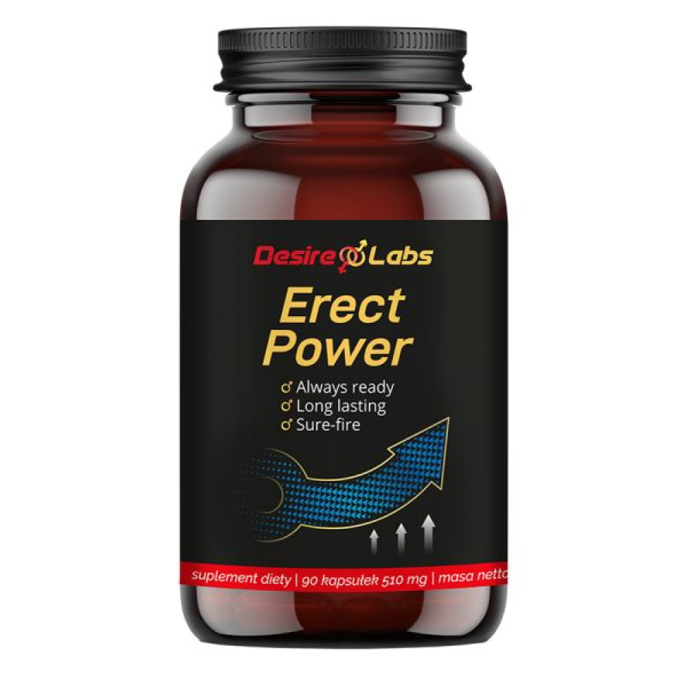 Биологически активная добавка для крепкой эрекции Desire Labs Erect Power, 90 капсул, фото №0 — секс шоп Украина, NO TABOO