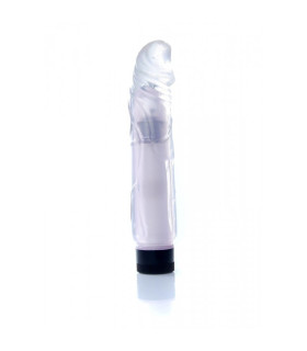 Вибратор реалистичный Juicy Jelly, прозрачный, 22 х 4 см - No Taboo