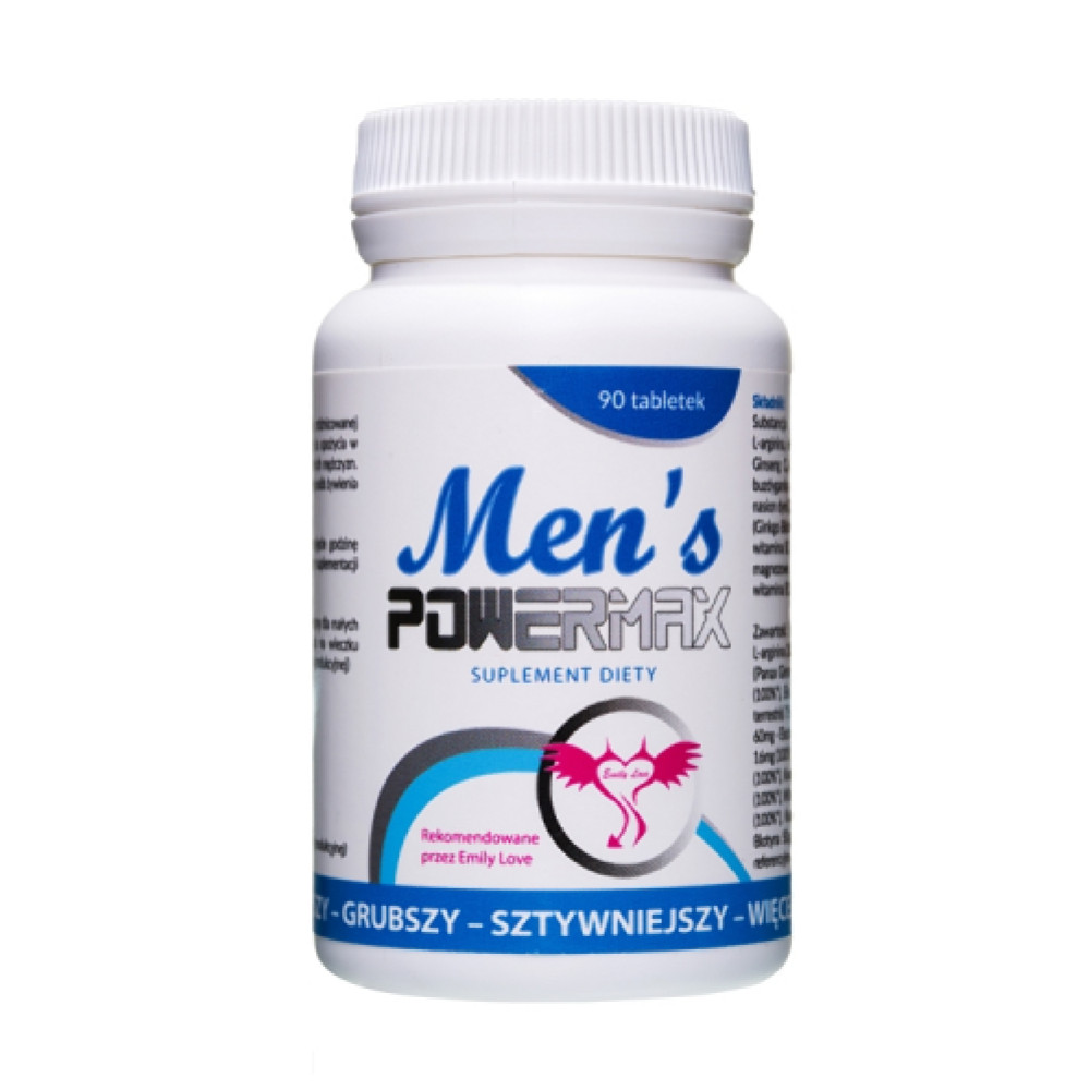 Биологически активная добавка для укреплений эрекции Men's Powermax, 60 таблеток, фото №0 — секс шоп Украина, NO TABOO