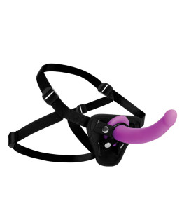 Страпон на ремневой системе Strap U, силиконовый, фиолетовый, 17 х 4.3 см - No Taboo