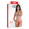 Трусики сексуальные с интимным вырезом S/M Jade Daring Intimates, красные, фото №5 — секс шоп Украина, NO TABOO