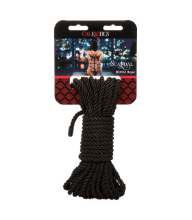 Бондажная веревка Scandal CalExotics, черная, 10 м - No Taboo