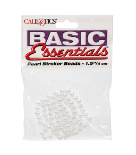 Насадка на пенис из жемчужин California Exotic, белая, 4 х 3.7 см - No Taboo