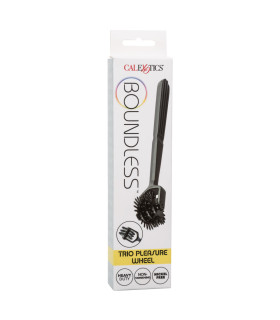 Колесо Вартенберга тройное Boundless CalExotics, металлическое, черное, 18.5 см - No Taboo
