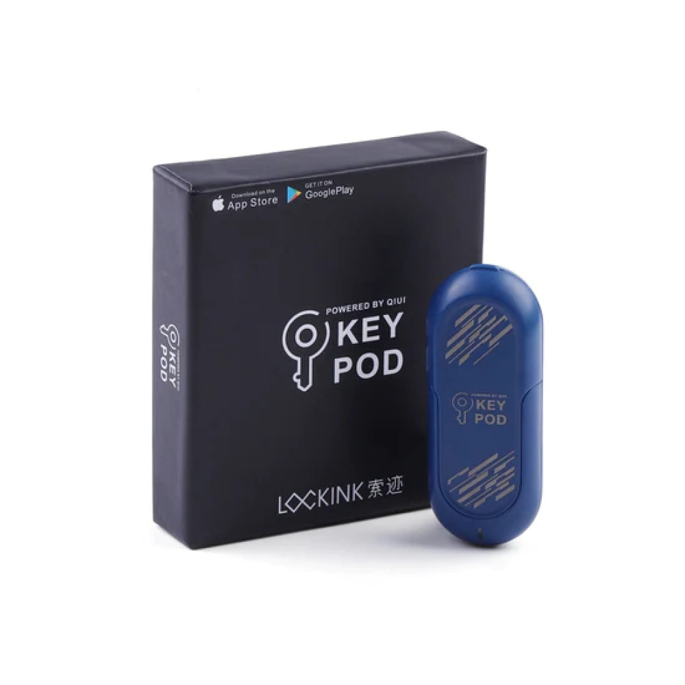Кейс для ключей Key Pod Lockink, с управлением через телефон, синий фото №2 — секс игрушки: Украина, NO TABOO
