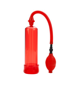 Вакуумная помпа механическая Fireman’s CalExotics, красная, 19 х 5.7 см - No Taboo