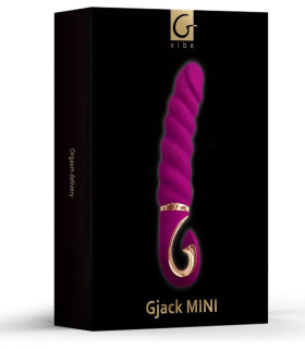 Вибратор рельефный Gjack Mini Gvibe фуксия, 19 х 3.5 см - No Taboo