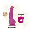 Вибратор реалистичный на присоске Greal Mini Gvibe фуксия, 18 х 3 см фото №7 — секс игрушки: Украина, NO TABOO