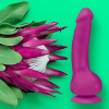 Вибратор реалистичный на присоске Greal Mini Gvibe фуксия, 18 х 3 см фото №4 — секс игрушки: Украина, NO TABOO