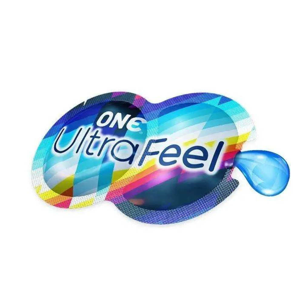 Презерватив ультратонкий One UltraFeel, с дополнительным пакетиком смазки, латексный, 1 шт. (215397)