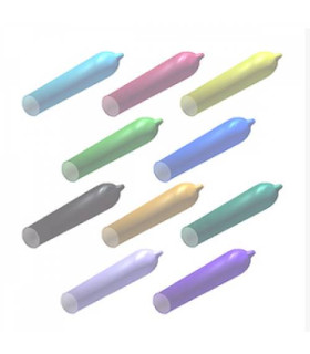 Презерватив One Color Sensation, латексный, цветной, 1 шт. - No Taboo
