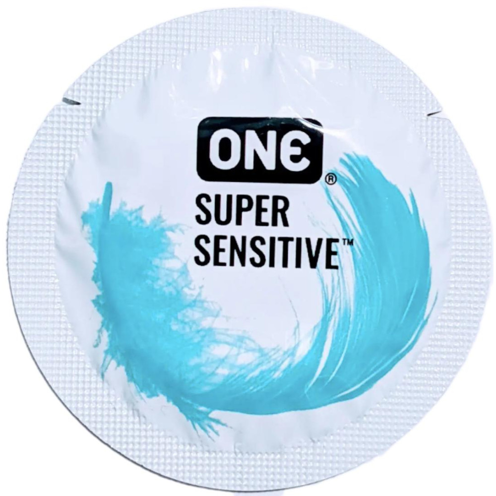 Презерватив тонкий One Super Sensitive, латексный, 1 шт. (215401)