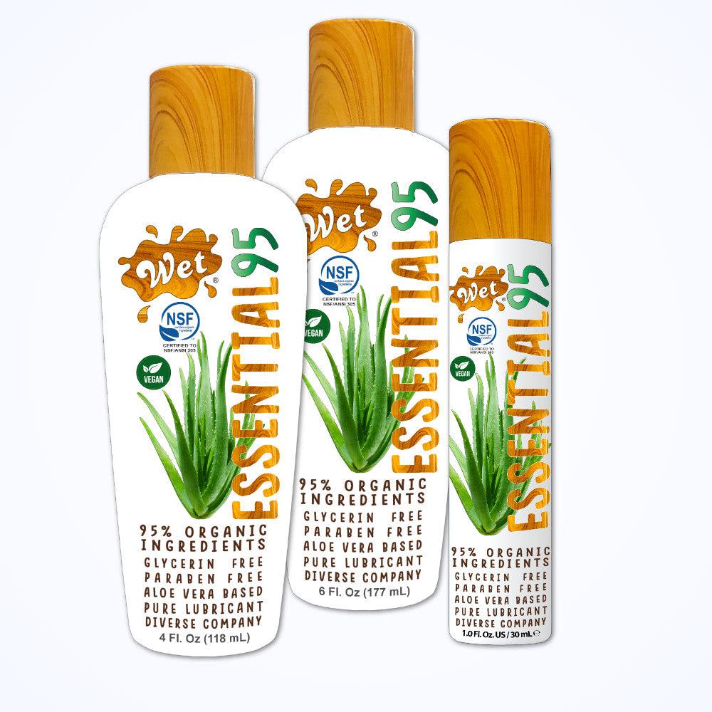 Лубрикант с экстрактом алоэ Wet Essential 95, на водной основе, 93 мл, фото №8 — секс шоп Украина, NO TABOO
