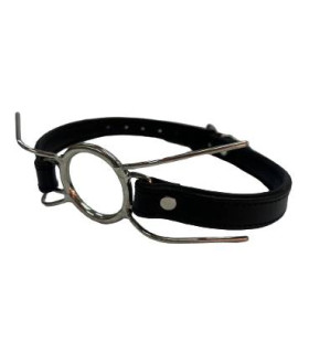 Кляп-паук с шипами IDEA SM из искусственной кожи, черный, 5 см - No Taboo