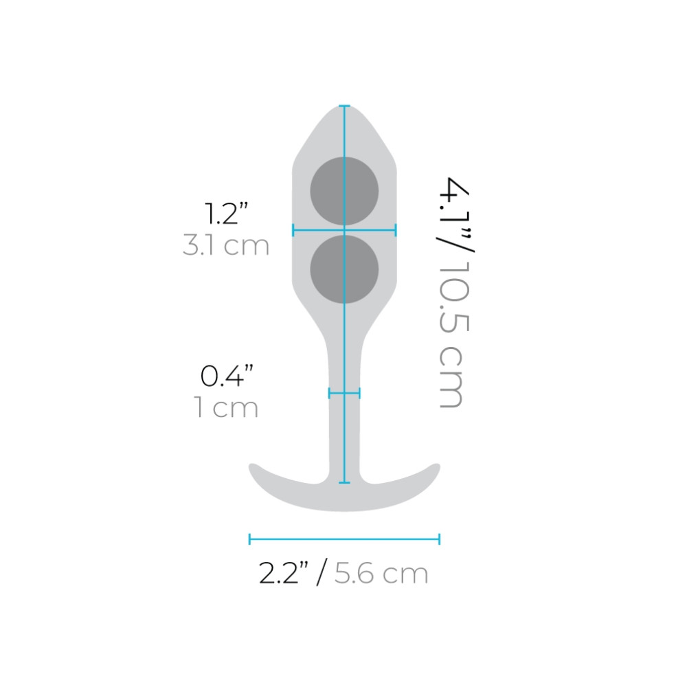 Анальная пробка со смещенным центром тяжести B-Vibe Snug Plug 2, силиконовая, коралловая, 10.5 х 3 см фото №7 — секс игрушки: Украина, NO TABOO
