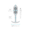 Анальная пробка со смещенным центром тяжести B-Vibe Snug Plug 2, силиконовая, коралловая, 10.5 х 3 см фото №7 — секс игрушки: Украина, NO TABOO