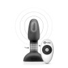 Анальная пробка с вибрацией и вращающимися шариками Rimming Petite B-Vibe, с пультом, силиконовая, черная, 12.4 х 3.5 см фото №1 — секс игрушки: Украина, NO TABOO