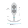 Анальная пробка со смещенным центром тяжести Snug Plug 3 B-Vibe, силиконовая, черная, 12 х 3.8 см фото №7 — секс игрушки: Украина, NO TABOO