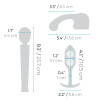 Набор секс-игрушек b-Vibe Anal Massage And Education Set, синий, 9 предметов фото №8 — секс игрушки: Украина, NO TABOO