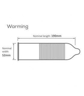 Презервативы латексные Pasante Warming, согревающие, 1 шт. - No Taboo