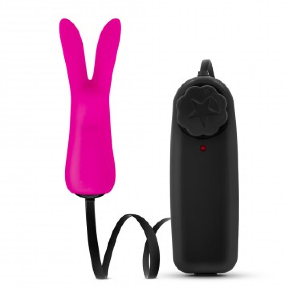 Вибратор для клитора в форме кролика с проводным пультом Luxe Rabbit Blush, розовый фото №0 — секс игрушки: Украина, NO TABOO