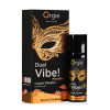 Жидкий вибратор Orgie Dual Vibe!, со вкусом коктейля Секс на пляже, 15 мл, фото №1 — секс шоп Украина, NO TABOO