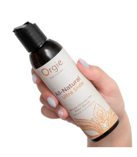 Лубрикант ультраскользящий Orgie All-Natural на водной основе, 150 мл - No Taboo