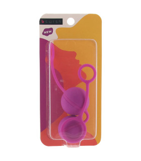 Вагинальные шарики B Swish bfit Classic, фиолетовые, 3.5 см - No Taboo