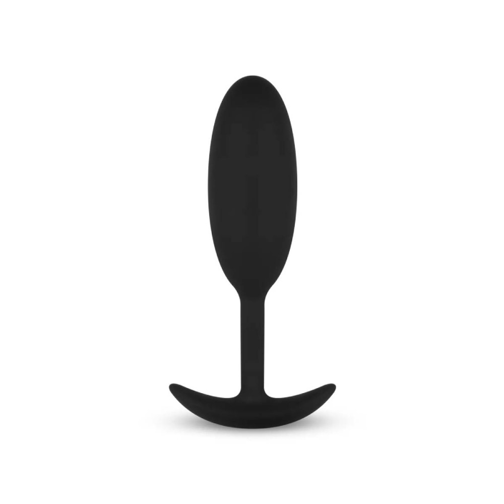 Анальная пробка M Easytoys, силиконовая, черная, 10.4 х 3 см фото №0 — секс игрушки: Украина, NO TABOO