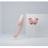 Бесконтактный вибратор-стимулятор c фрикциями Qingnan No.7, силиконовый, розовый, 7 х 3.3 см фото №10 — секс игрушки: Украина, NO TABOO