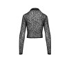 Топ сексуальный с леопардовым принтом S F289 Noir Handmade, черный, фото №4 — секс шоп Украина, NO TABOO