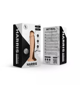 Фаллоимитатор реалистичный Harris Real Fantasy, силиконовый, бежевый, 15 х 3.8 см - No Taboo