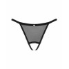 Стринги кружевные Celia Noir crotchless thong M/L, фото №3 — секс шоп Украина, NO TABOO