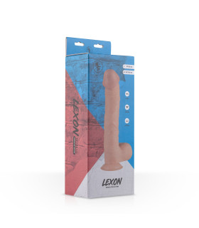 Реалистичный фаллоимитатор Lexon Real Fantasy, на присоске, бежевый, 26.5 х 5.8 см - No Taboo