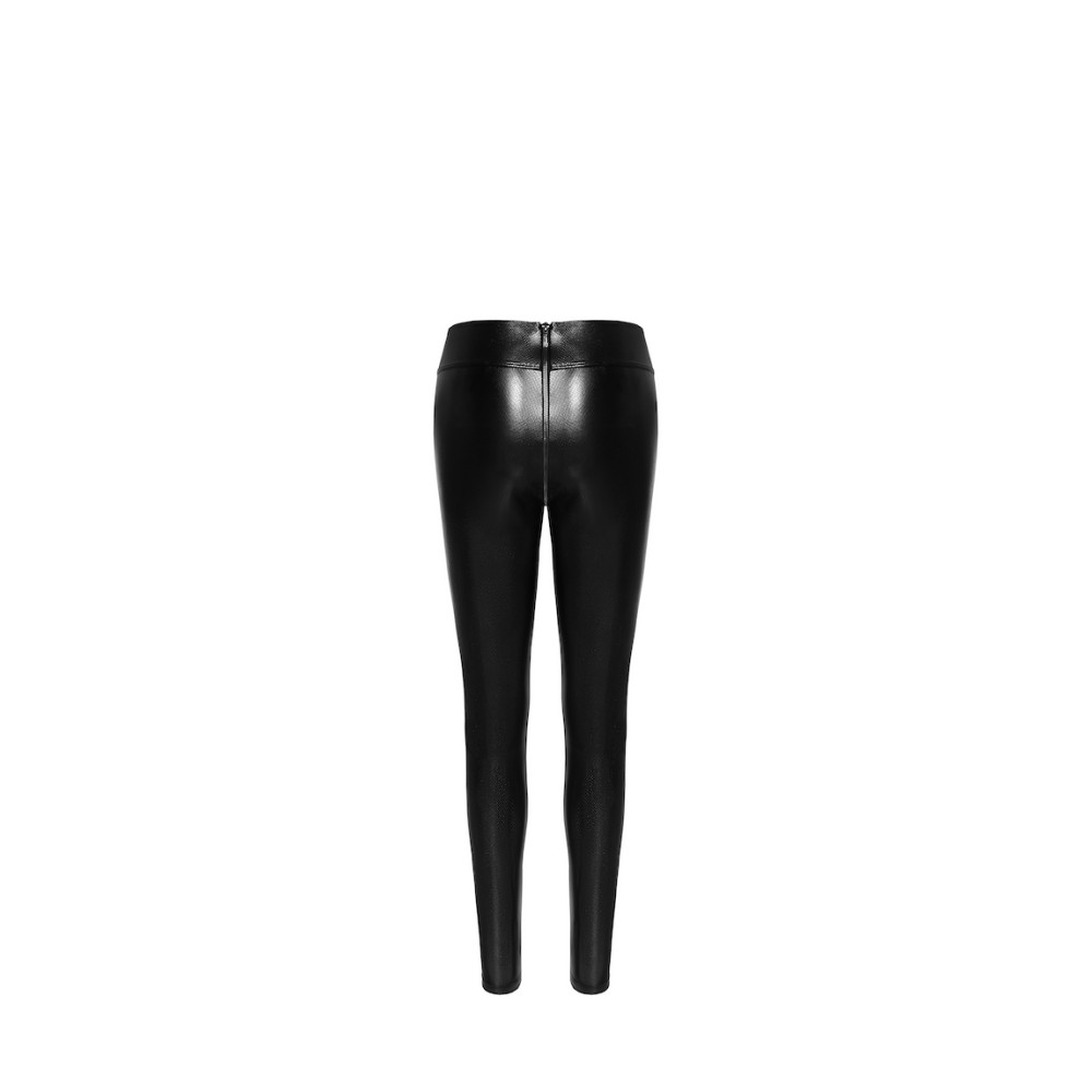 Леггинсы сексуальные со змеиным принтом M F274 Noir Handmade, черные, фото №4 — секс шоп Украина, NO TABOO
