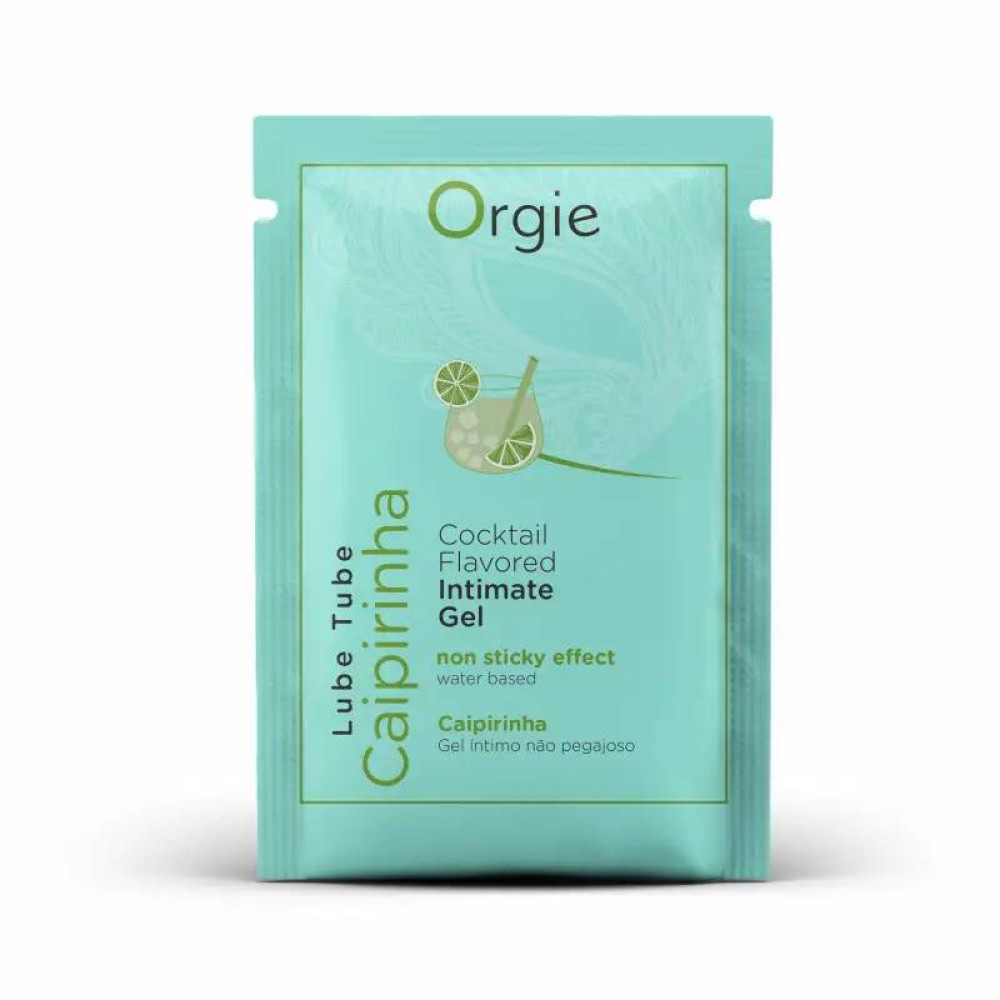 Пробник съедобного лубриканта Orgie Lube Tube со вкусом коктейля Кайпиринья, 2 мл (215240)