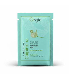 Пробник съедобного лубриканта Orgie Lube Tube со вкусом коктейля Кайпиринья, 2 мл - No Taboo