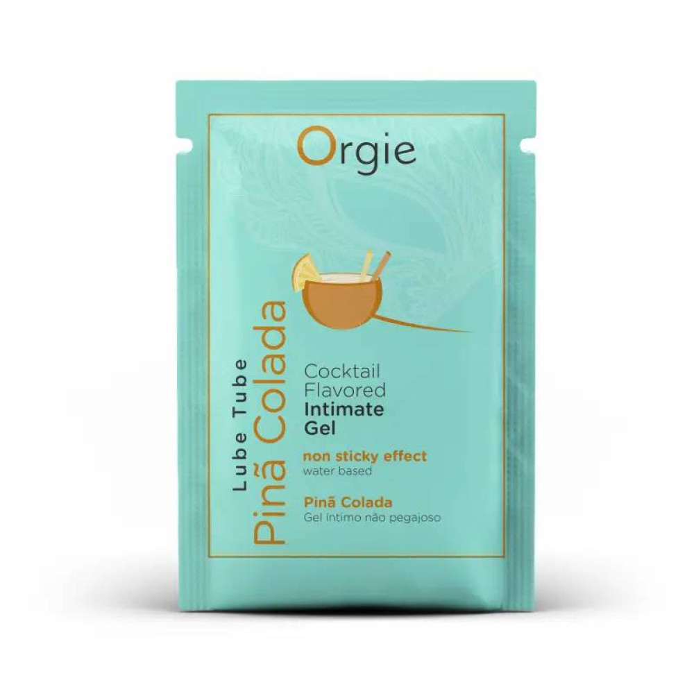 Пробник съедобного лубриканта Orgie Lube Tube со вкусом Пина Колада, 2 мл (215239)