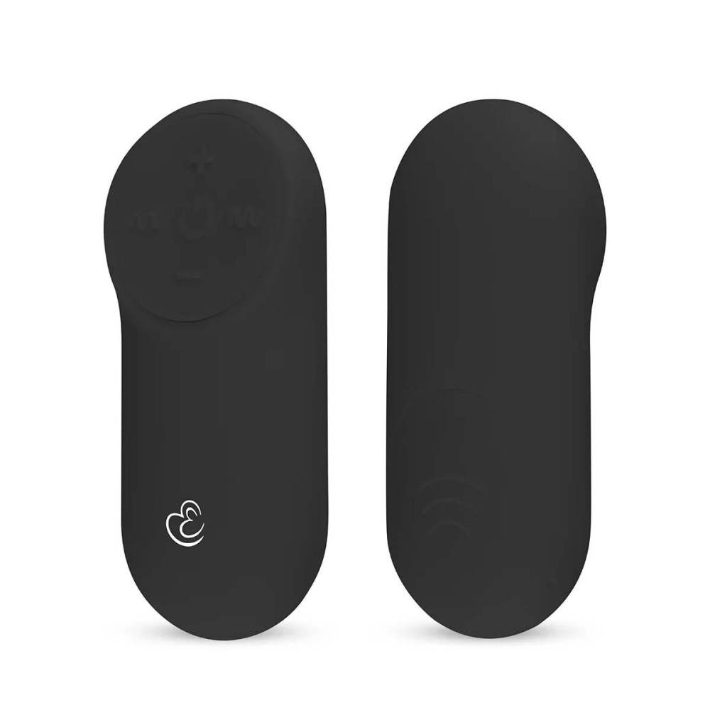 Виброяйцо с дистанционным пультом Easytoys, черное, 7 х 3.5 см фото №3 — секс игрушки: Украина, NO TABOO