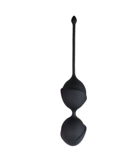 Вагинальные шарики Easytoys, силиконовые, черные, 43 г - No Taboo