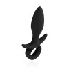 Анальная пробка с вибрацией Butt Buzzer Easytoys, силиконовая, черная, 14.5 х 2.6 см фото №3 — секс игрушки: Украина, NO TABOO