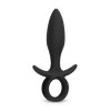 Анальная пробка с вибрацией Butt Buzzer Easytoys, силиконовая, черная, 14.5 х 2.6 см фото №1 — секс игрушки: Украина, NO TABOO