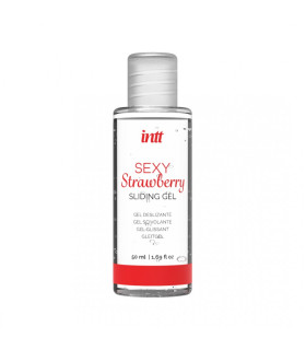 Оральный лубрикант со вкусом клубники Sexy Strawberry Intt, на водной основе, 50 мл - No Taboo