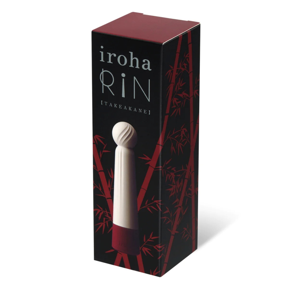Вибратор для точки G Rin Akane Iroha, силиконовый, бело-розовый, 15 х 3.5 см фото №2 — секс игрушки: Украина, NO TABOO