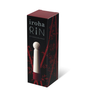 Вібратор для точки G Rin Akane Iroha, силіконовий, біло-рожевий, 15 х 3.5 см - No Taboo